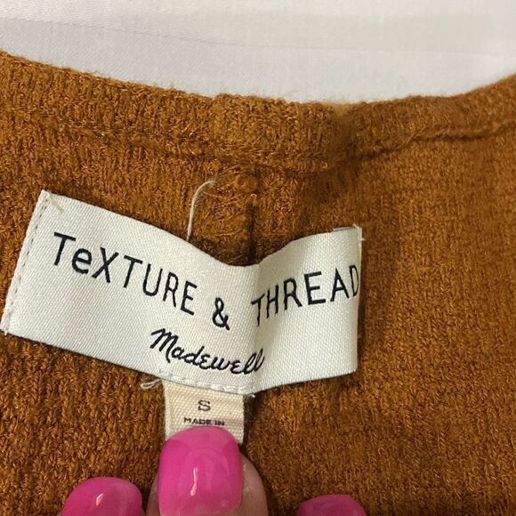 Madewell Texture and Thread wrap dress Fall Colored Small - Picture 5 of 8